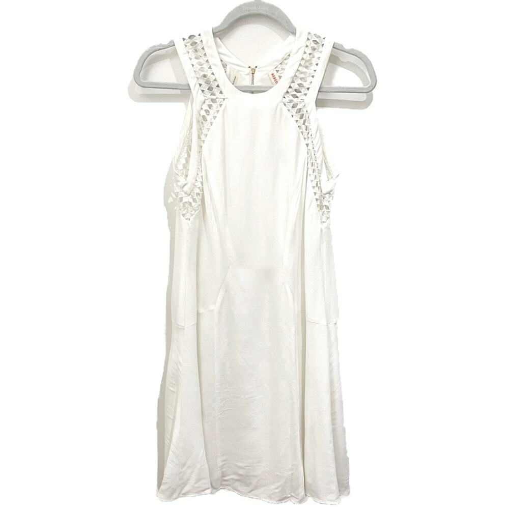 Rebecca Taylor White Diamond Shift Dress Size 4 NWT